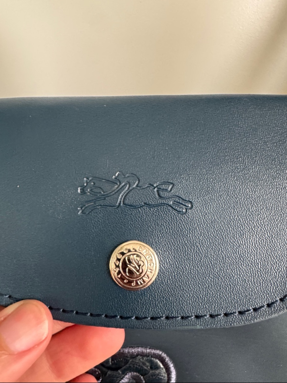 Long Champ Victoire Limited Edition Small Navy Bag - Picture 3 of 15